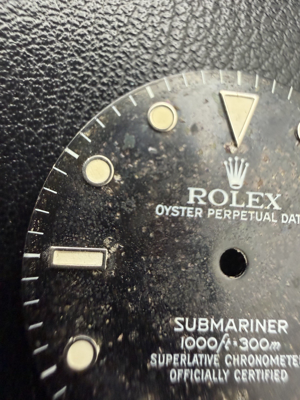 Genuine Rolex Submariner 40mm Black Tritium Dial 16800 168000 16610