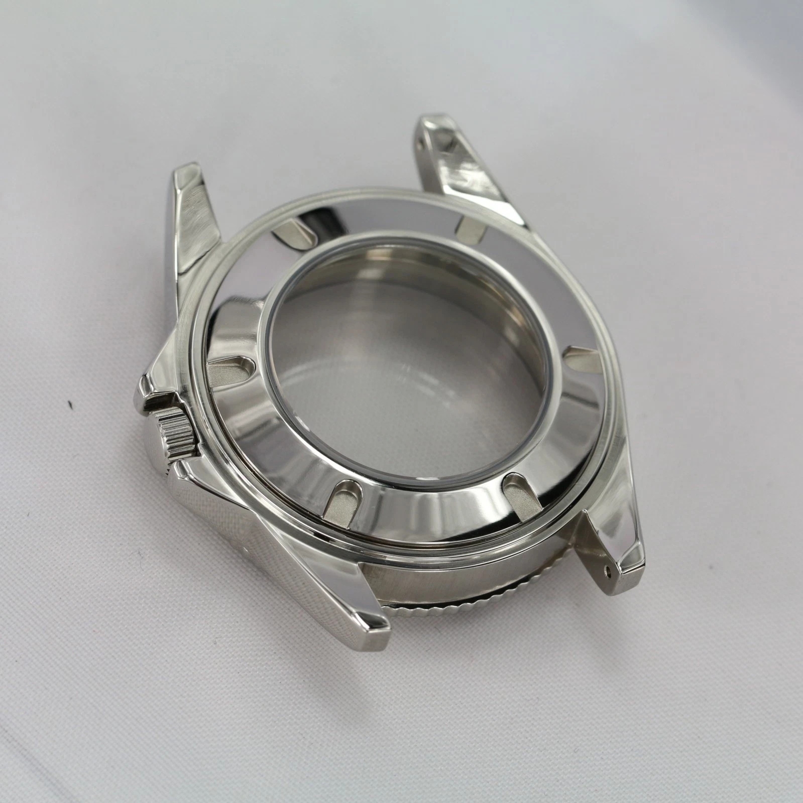 38mm Swiss Dive Watch Case ETA 2824 Sapphire Crystal 316L Stainless Steel