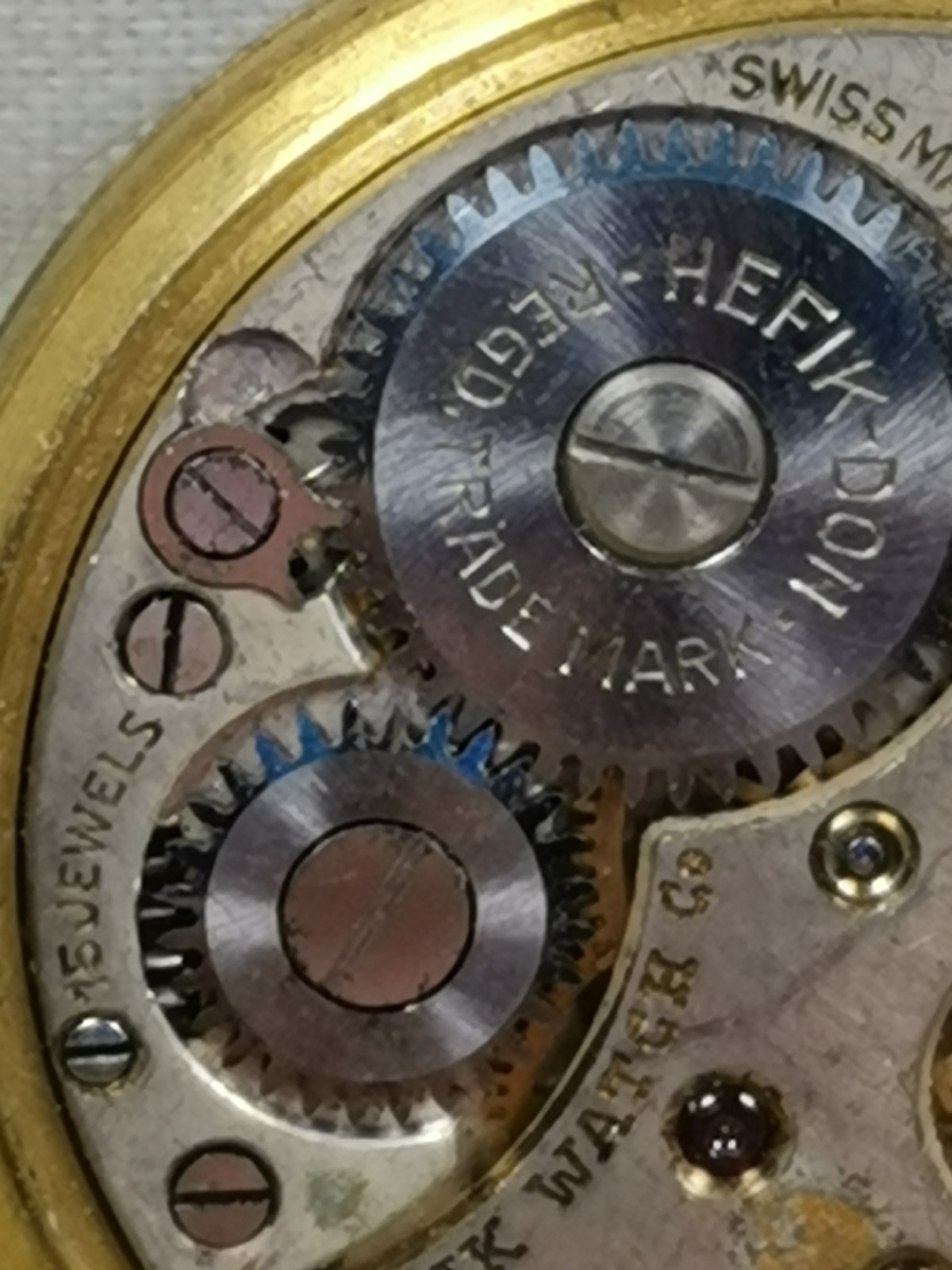 Milus by Hefik 15j Cal. 180??? Swiss Wristwatch Movement Parts/ Repair!