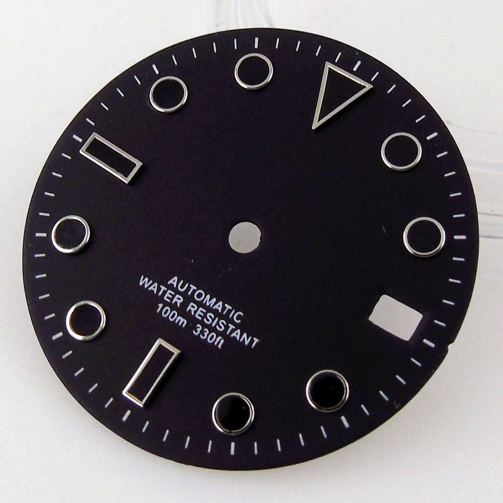 For NH35 Miyota 8215 DG2813 ETA 2824 2836 28.5mm Sterile Watch Dial Date Window