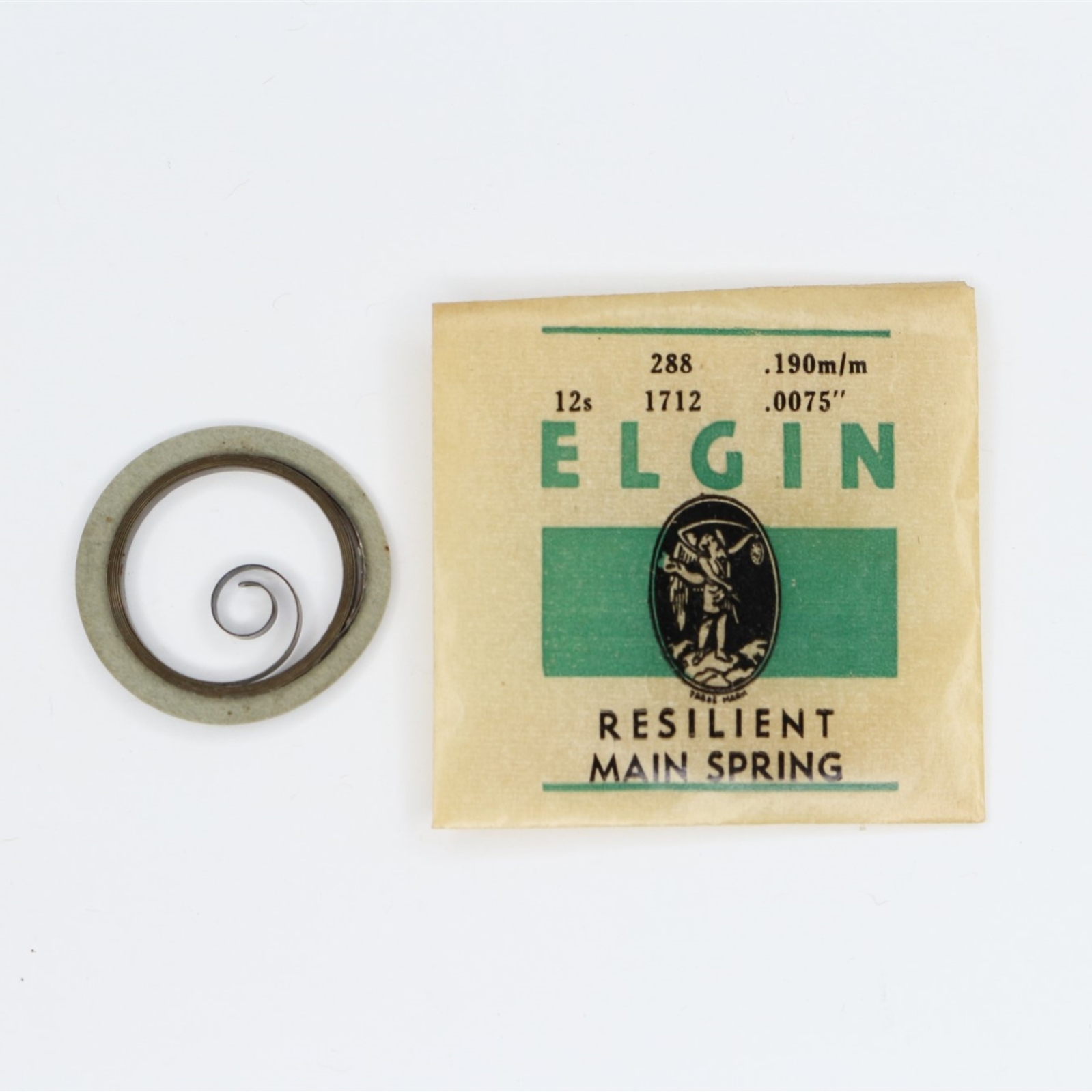 Elgin 12 Size Pocket Watch Mainspring – Part # 1712 – DW173
