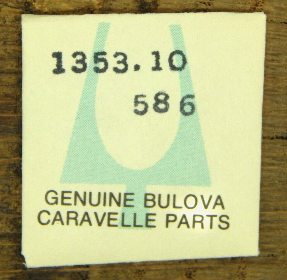 Genuine Bulova 1353.10 586 Quick Set Day Jumper Watch part NEW OLD STOCK