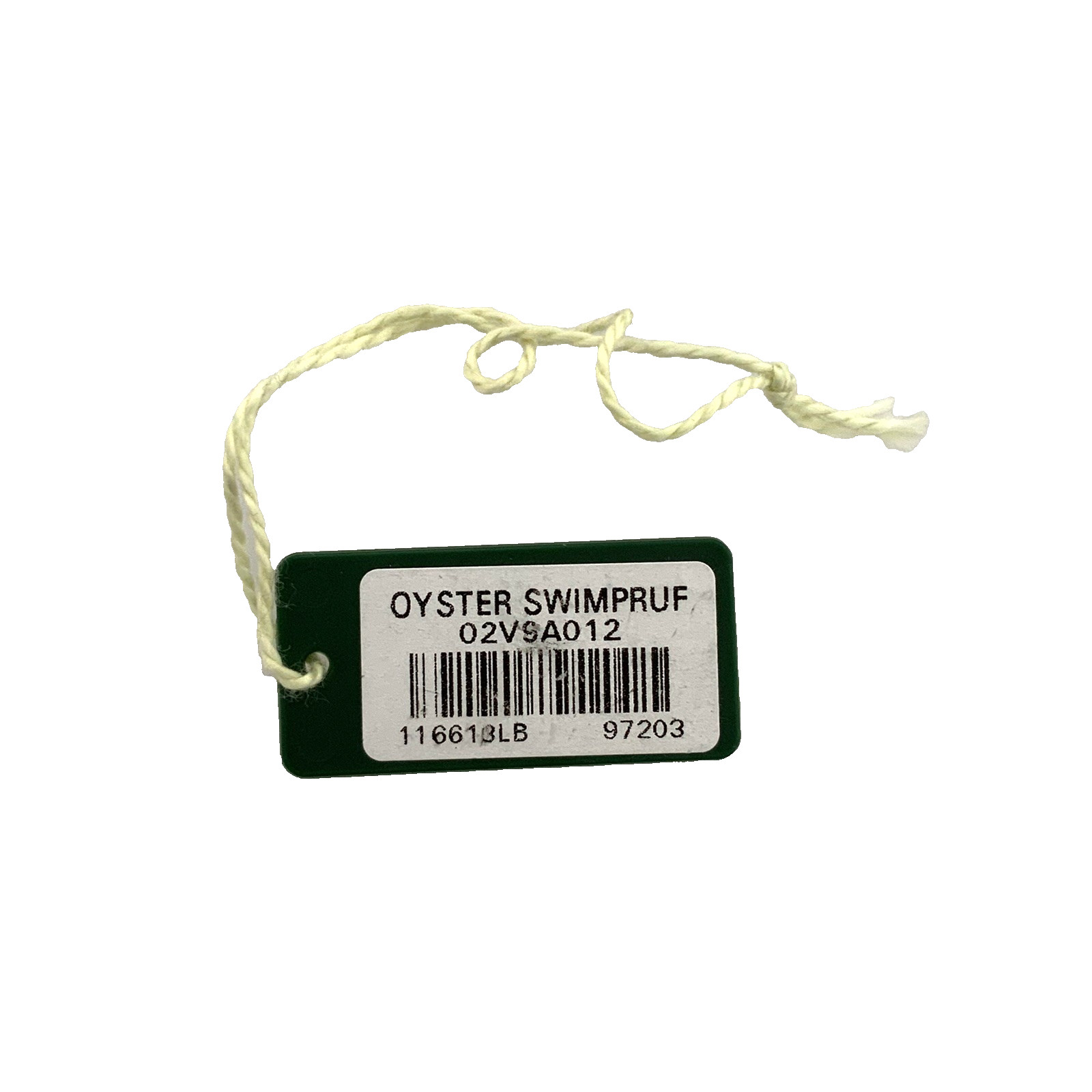 ROLEX OYSTER SWIMPRUF GREEN SERIAL HANGTAG SUBMARINER 116613LB