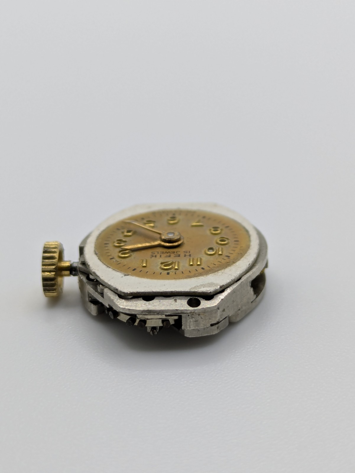 FHF 60 HEFIK Speedwell Manual Wind Watch Movement Swiss Made 15 Jewels Untested