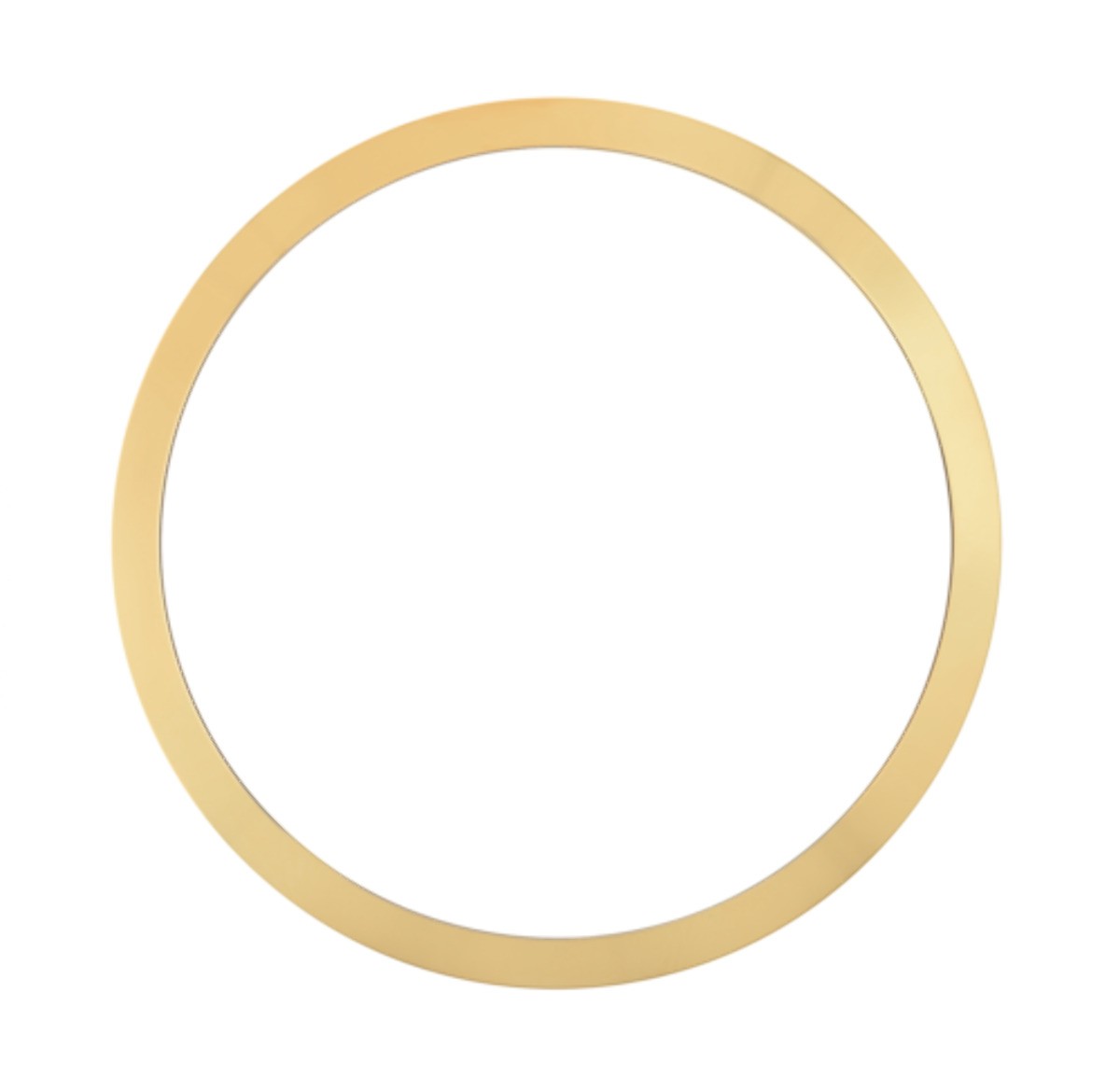 SMOOTH BEZEL FOR 34MM ROLEX DATE AIRKING 1500 1505 1510 1550 115200 115210 GOLD