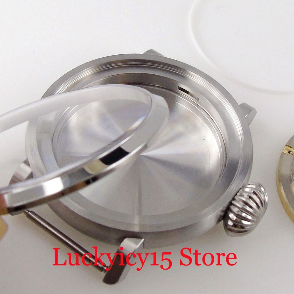 46.5MM Fit NH35A NH36A ETA 2824 PT5000 Automatic Waterproof Bronze Watch Case