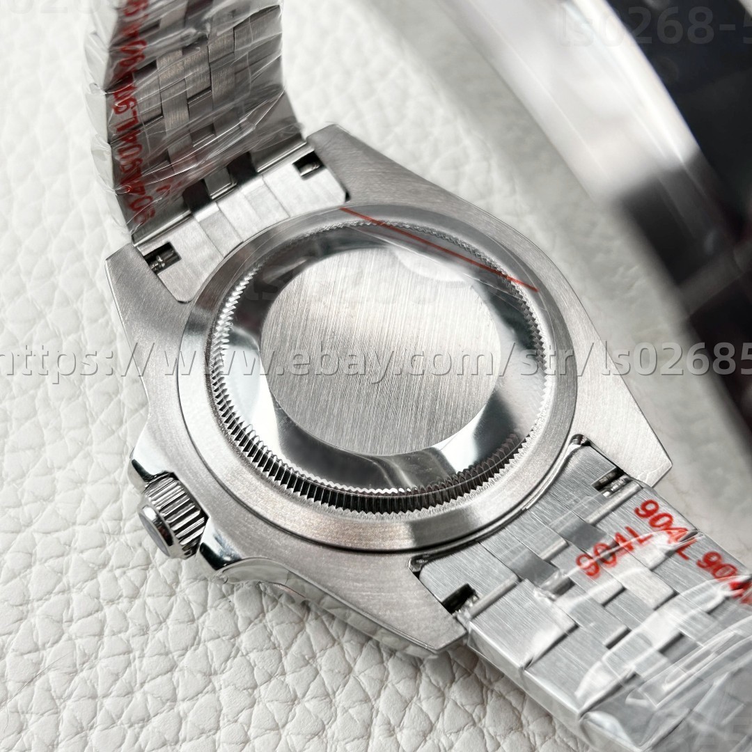 40MM 24 Hour Unidirectional bezel Watch Case and Bracelet Fit Seiko NH35 NH36