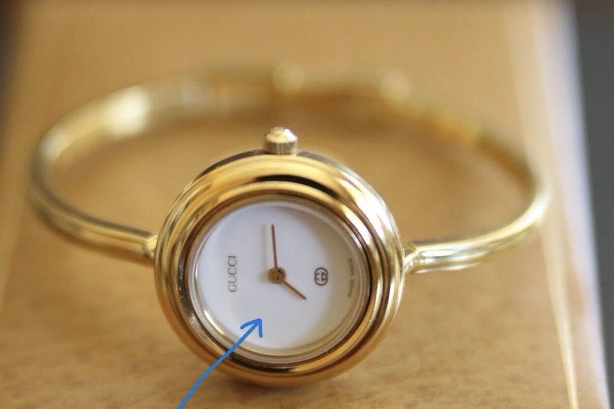 Authentic Watch Parts Gucci Mineral Crystal