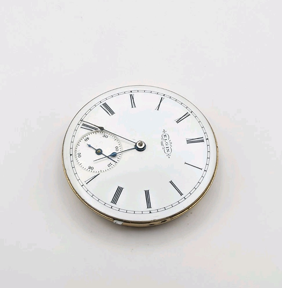 1892 Elgin Model 2 Grade 118 11J 6s Pocket Watch Movement For Parts Or Repair