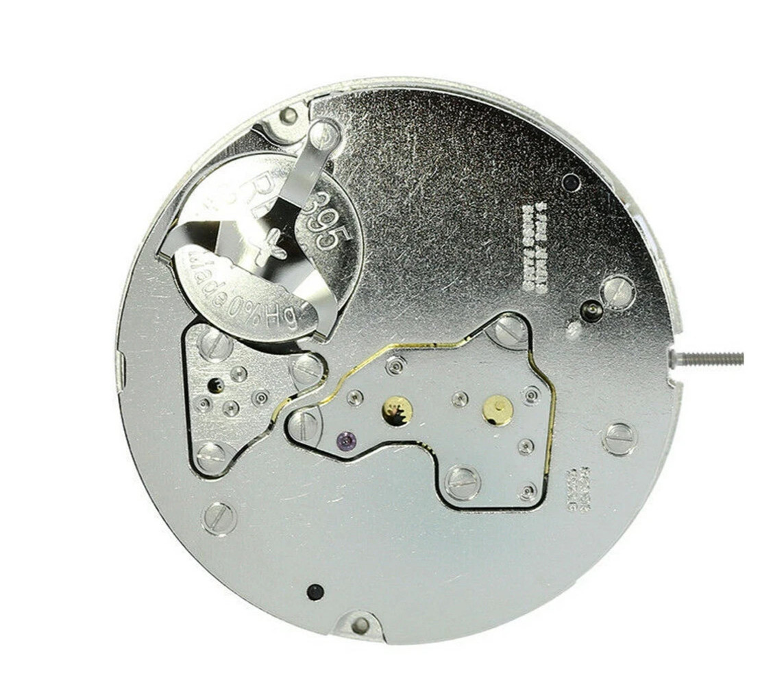 Harley Ronda 5020.B Quartz Chronograph Watch Movement, 3 Hands, Date @6, 2 Eyes