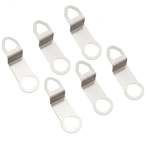 6PCS Metal Clock Replacement Stands Quartz Watch Movement Hook Fastening