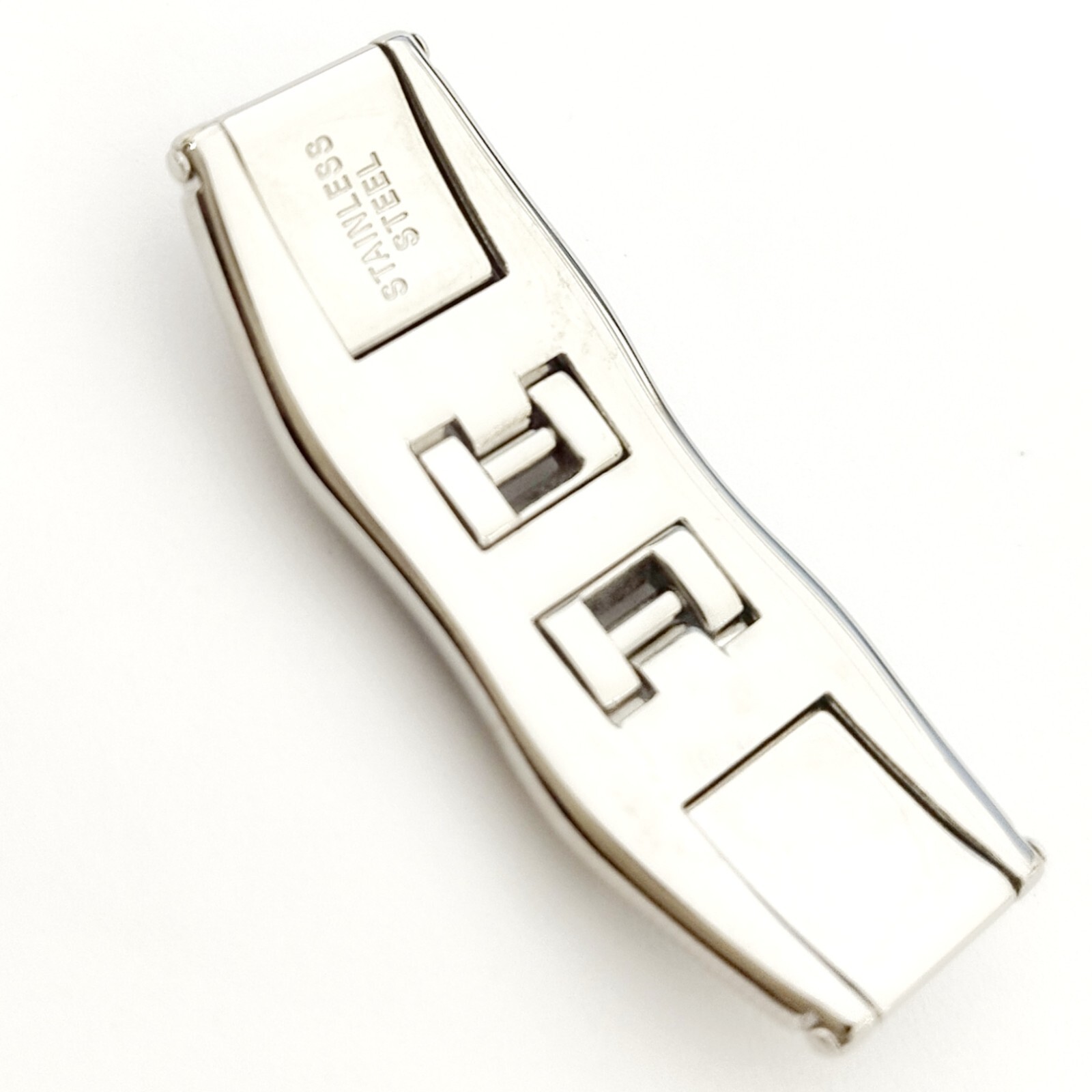 Stainless Steel Butterfly Deployment Watch Clasp Buckle 7.5×15 mm