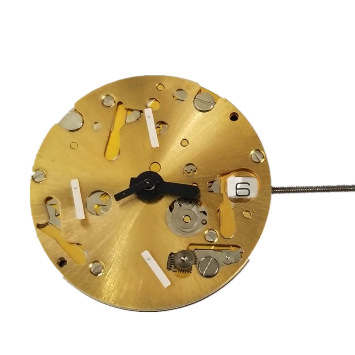 Quartz Watch Movement 6 Hands With Battery Replacement Parts For ISA 9232
