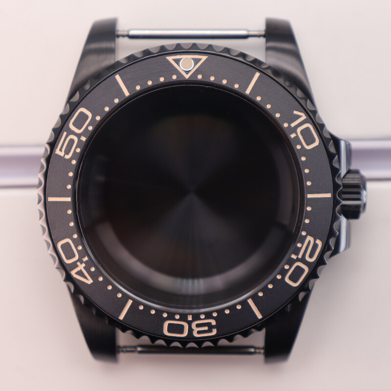 Watch Repair 40mm Dive Case Sapphire Glass Fits Seiko NH35 NH36 NH38 Movement