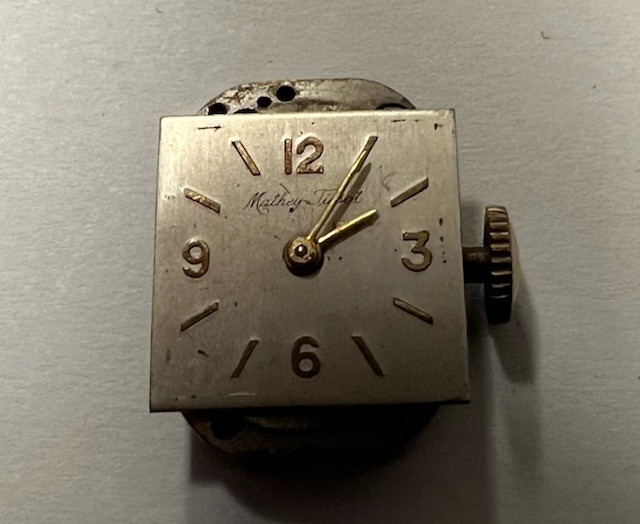 Mathey Tissot Wristwatch Movement 17J Ladies Works AS-IS