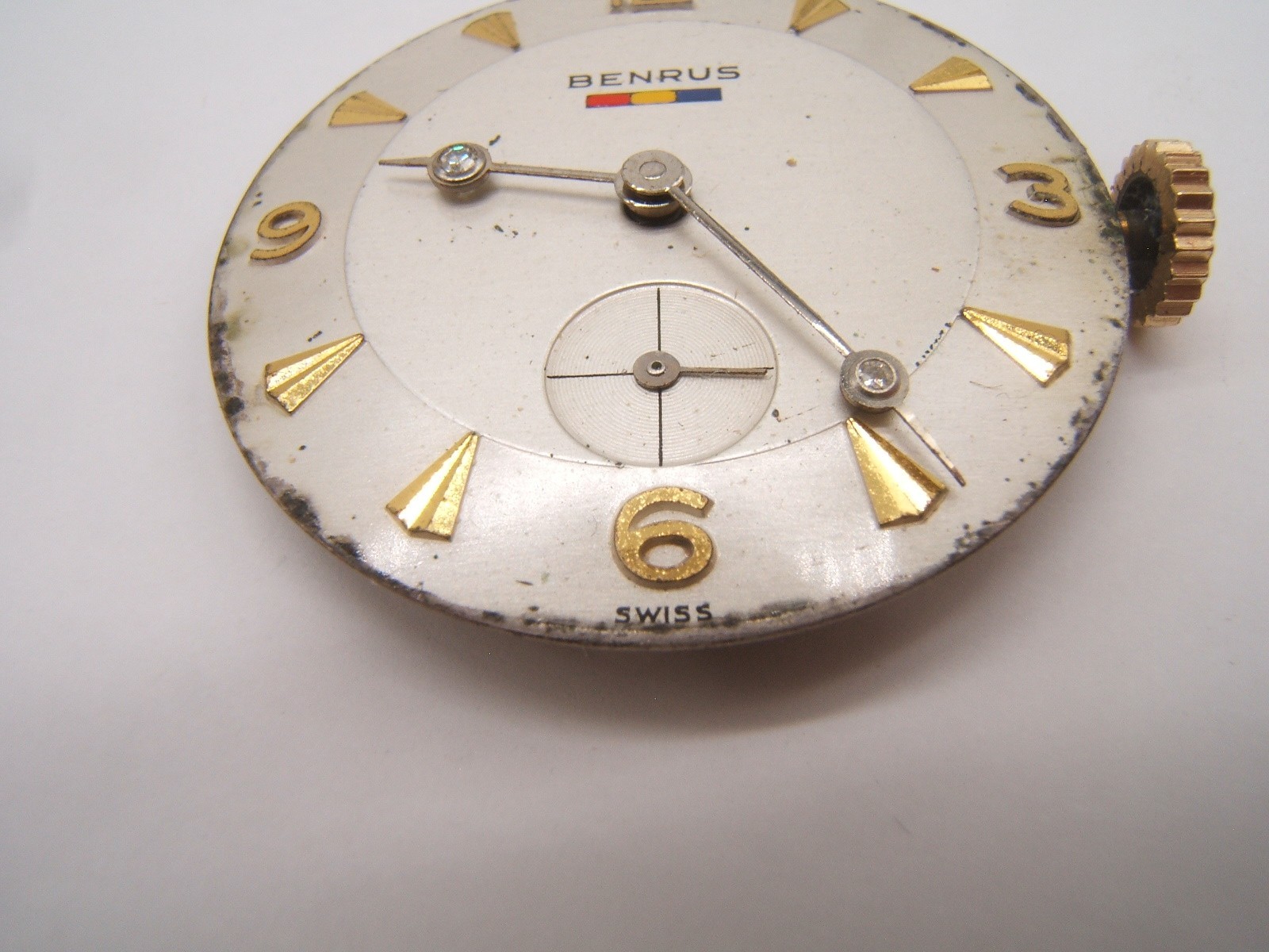 VTG BENRUS WRIST WATCH MOVEMENT 17J DN21 AXZ WORKING