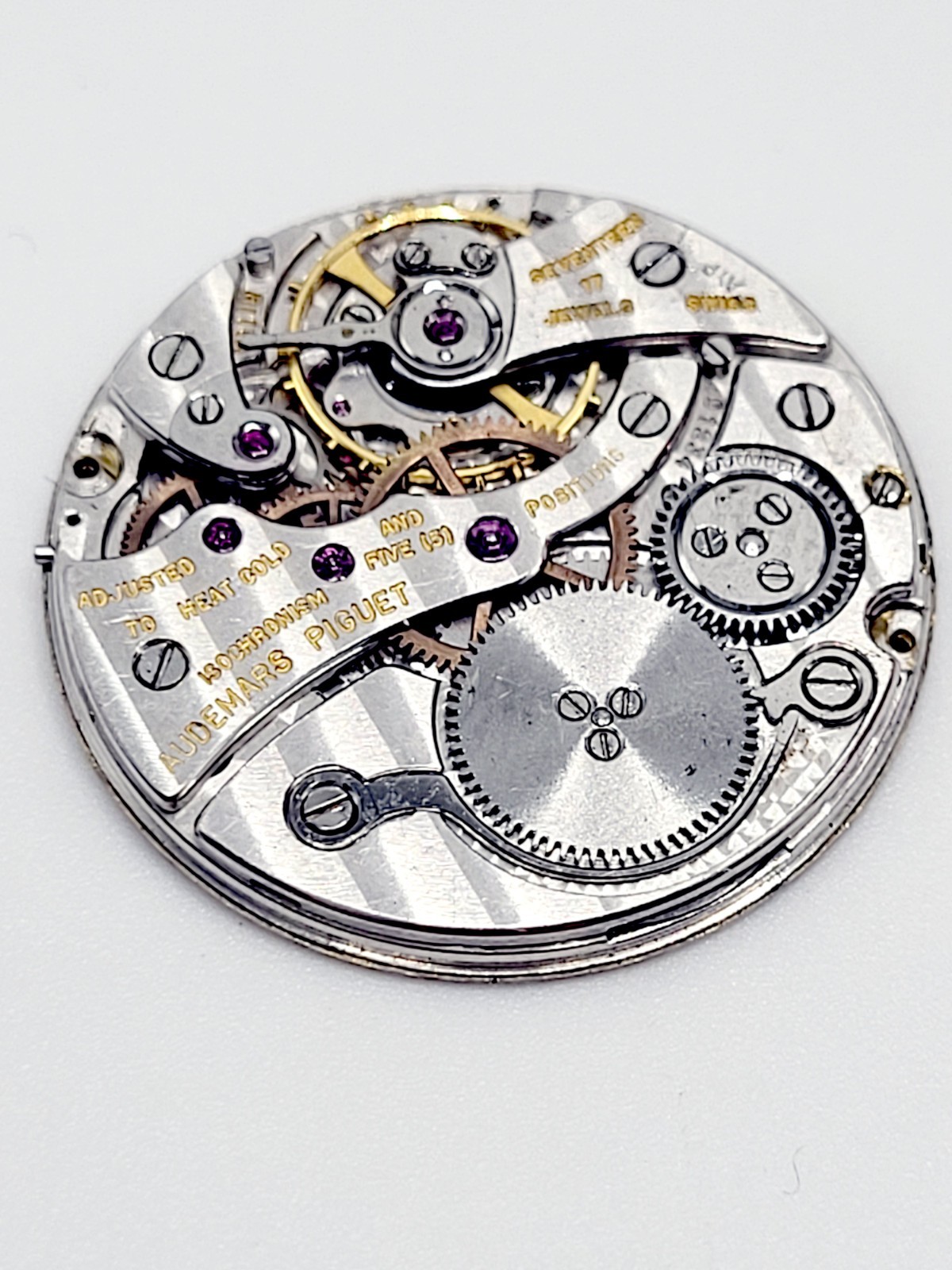 Genuine Audemars Piguet Cal 2001 Movement 18K Gold Witht Crown Hands For Parts