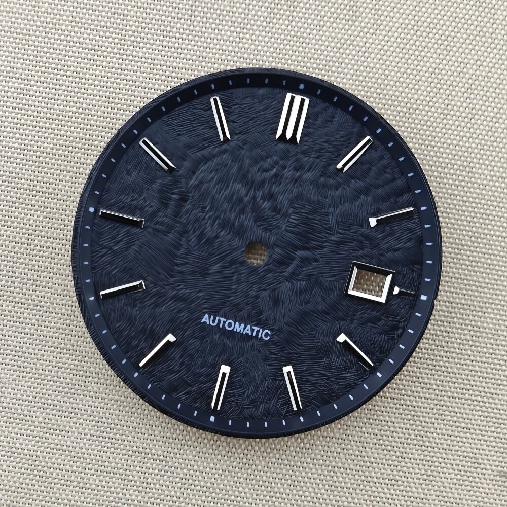33.5mm Sakura Cherry Blossom Watch Dial White Textured Fit NH35 NH36 Mod Part