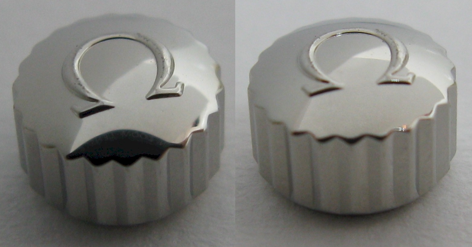 Omega crown in stainless steel 069ST42199 diameter 5.5 mm * Tap 10 *