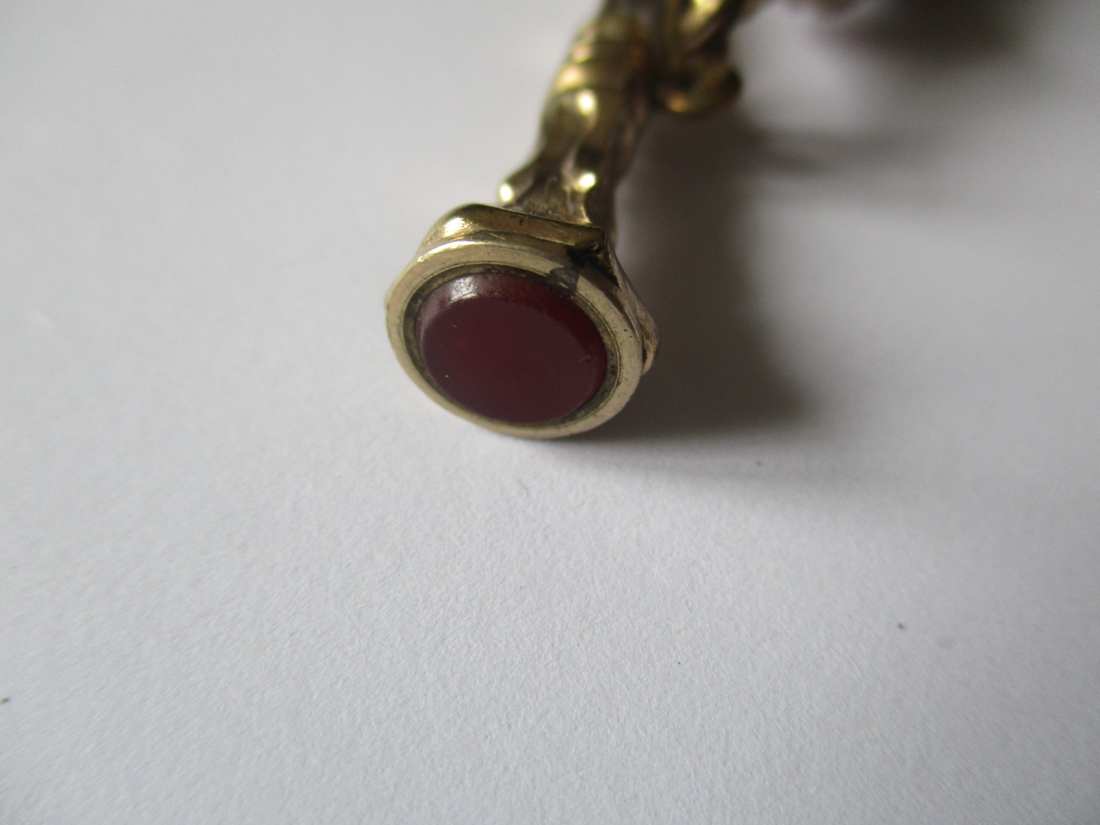 Victorian hairwork Albertina pocket watch chain & winder – mourning jewellery