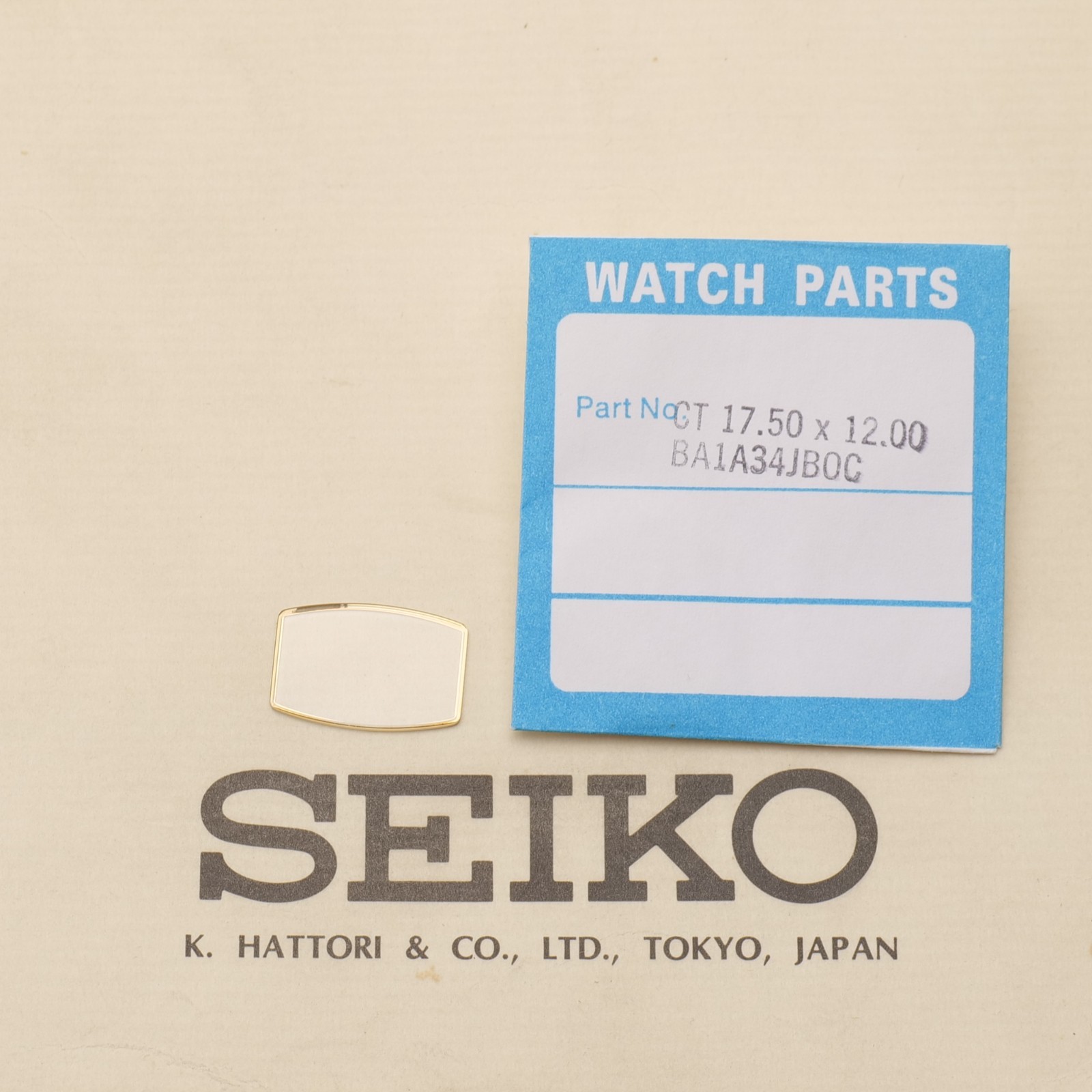 Seiko Watch Crystal Part BA1A34JB0C Watchmakers New Old Stock Brand New (SEK)