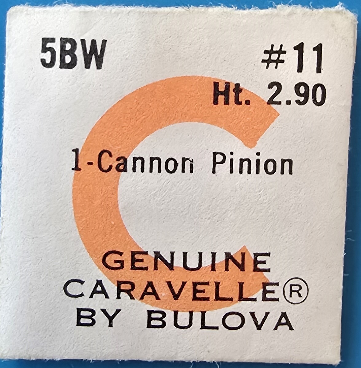 Carvelle Cal. 5BW #11 Cannon Pinion NOS