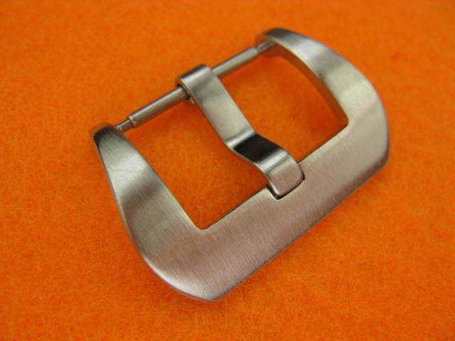 24mm PRE-V Round Edge Spring Bar Brush Stainless Buckle Made for PANERAI 24