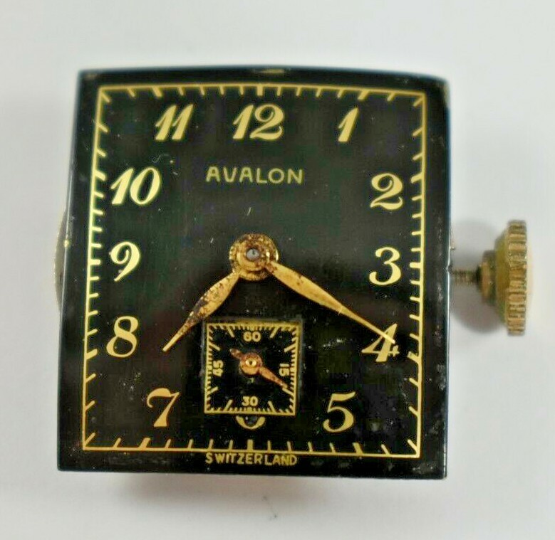 Vintage Swiss Made Enicar Manual Wind 17J Wrist Watch Movement lot.t