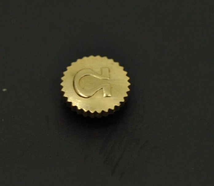 omega watch crown 5.3mm fits 1 mm winding stem New Old Stock (X34)