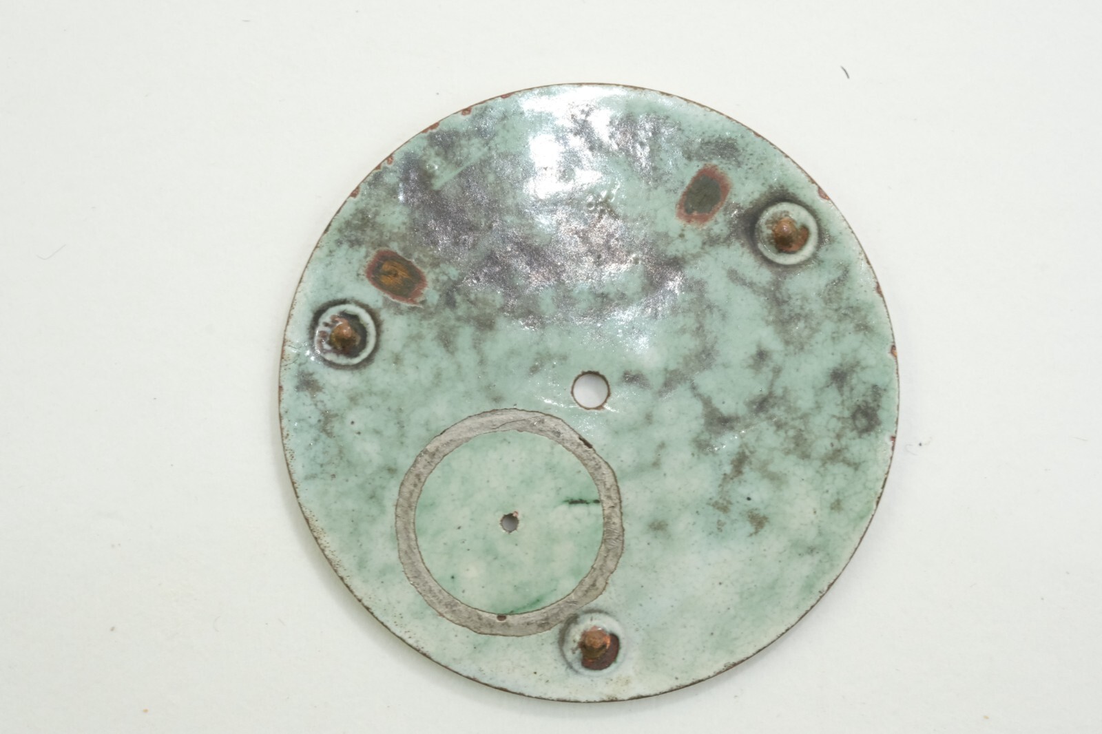 Antique Equity 60 Sec Pocket Watch Porcelain Face dial for Parts!