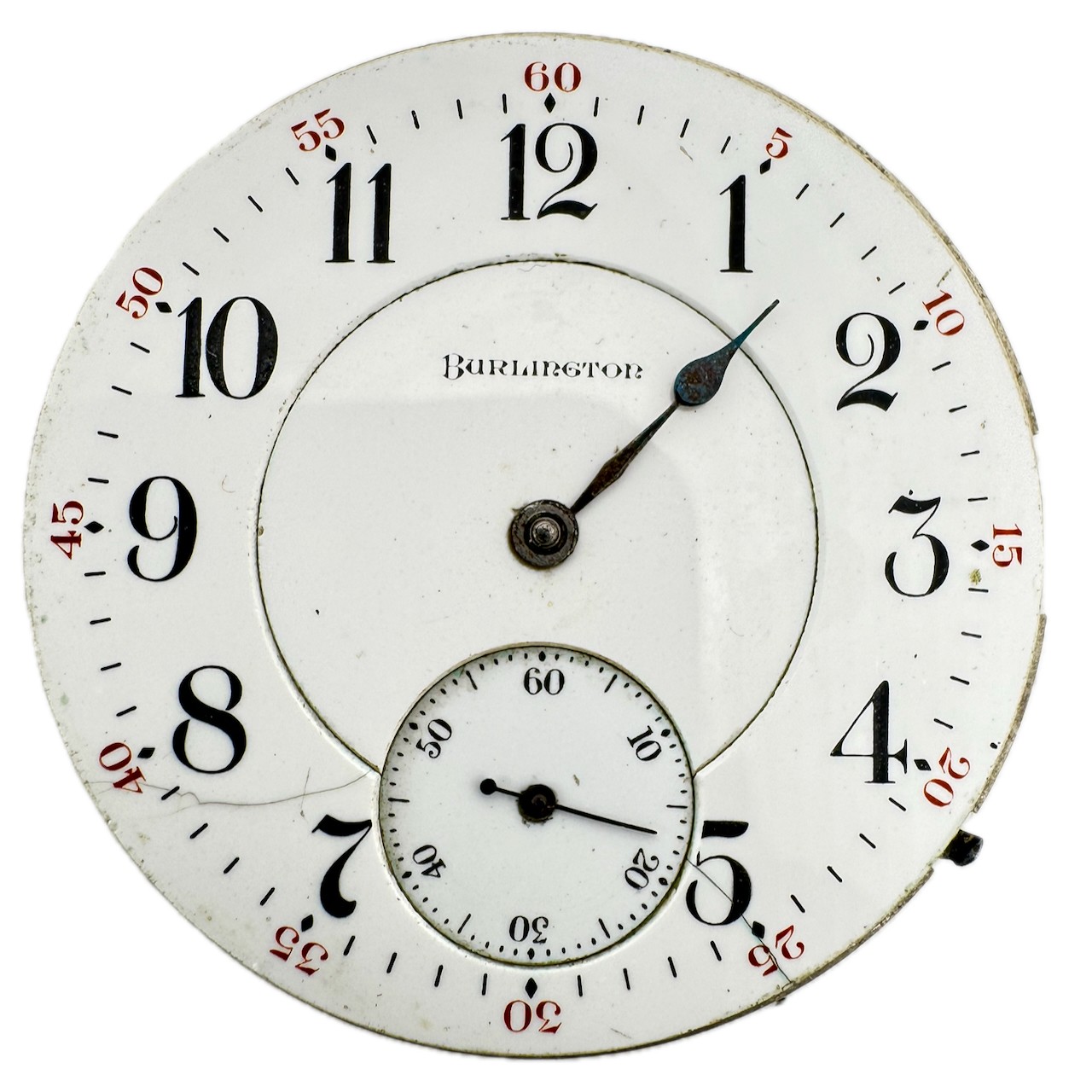 Antique 16s 1915 Burlington 19J Mechanical Hunter Pocket Watch Movement 106 USA