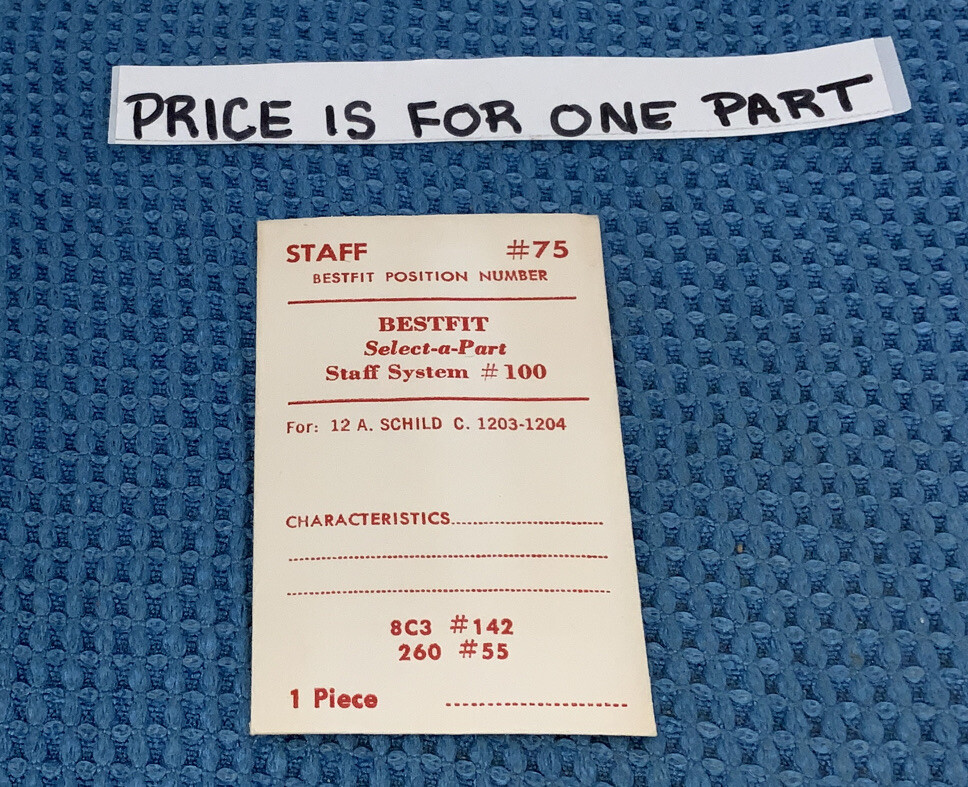 ONE Bestfit Balance Staff Part # 100/75 For AS 1204 NOS (100/66-100/134) L