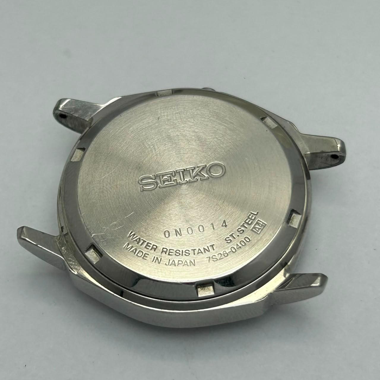 SEIKO 5 Automatic 7S26-0400 Black Dial Men’s Watch Case for parts