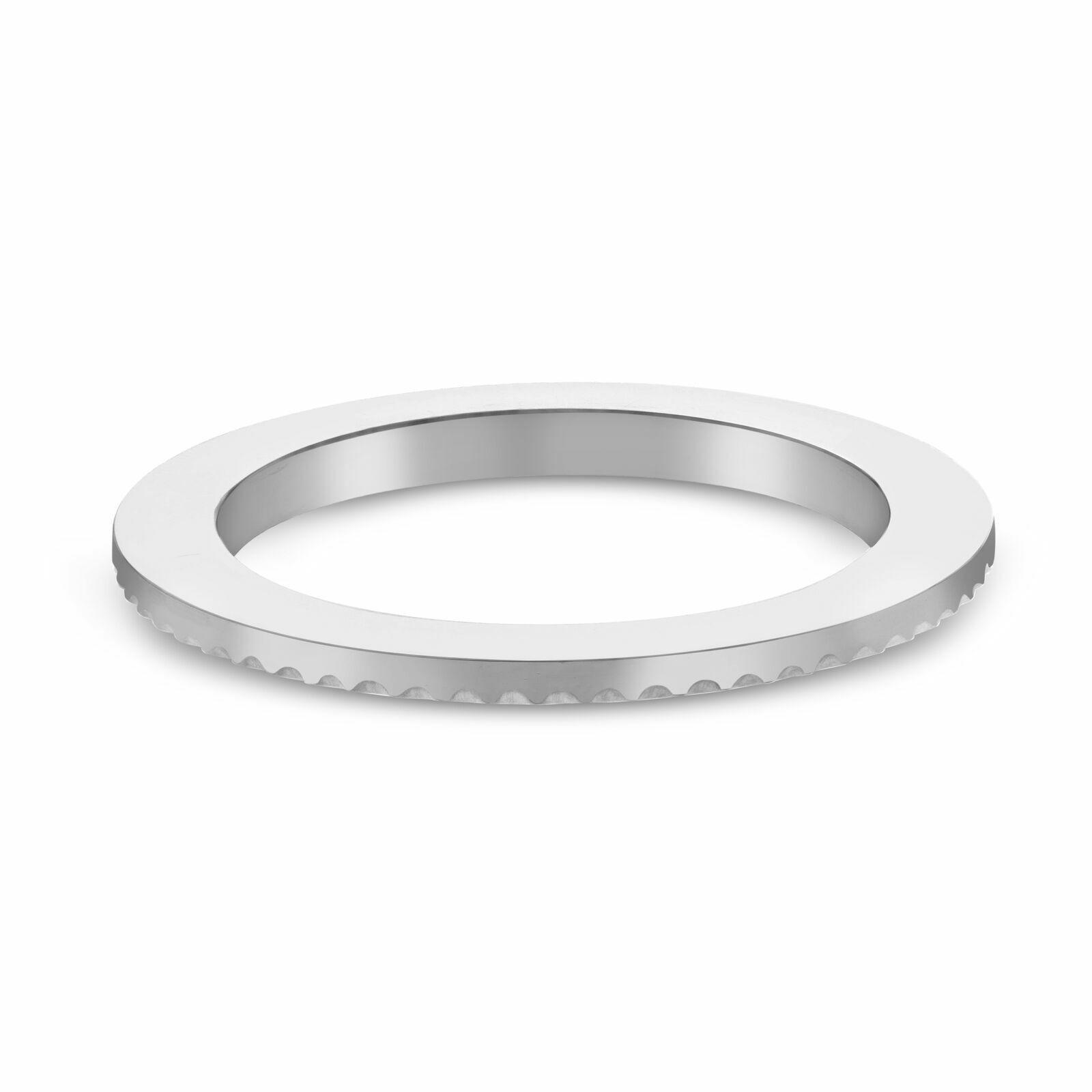 3CT CHANNEL NATURAL DIAMOND BEZEL 18KW FOR ROLEX SUBMARINER 16610 16800 116619