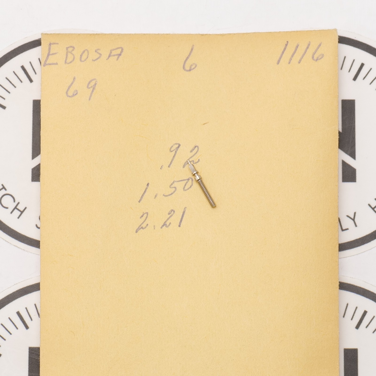 EBOSA Cal 69 Watch Winding (1) Stem Part 401 New Old Stock Watchmaker (C7D10)