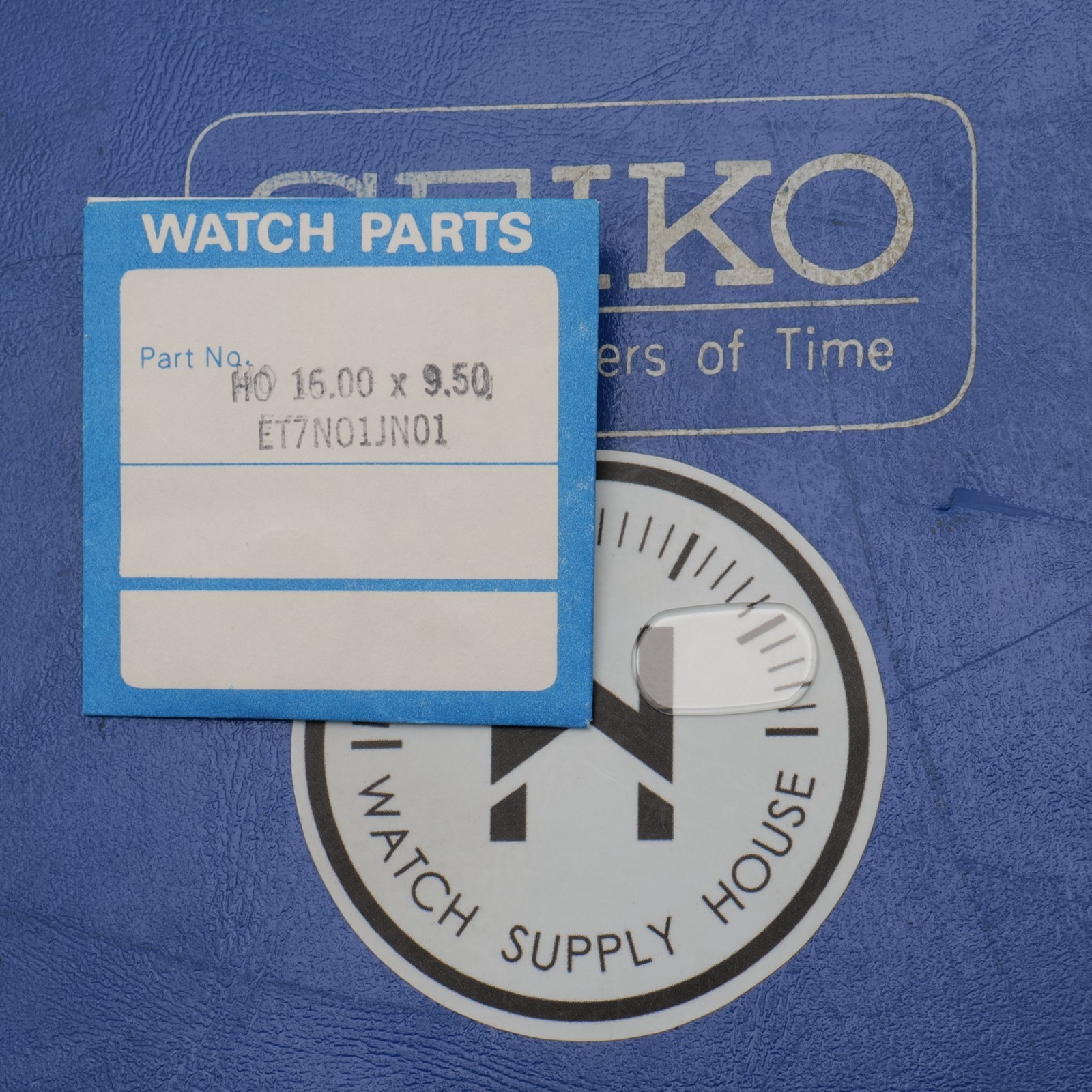 Seiko Original Watch Crystal Part ET7N01JN01 Watchmakers New Old Stock (SEKG)