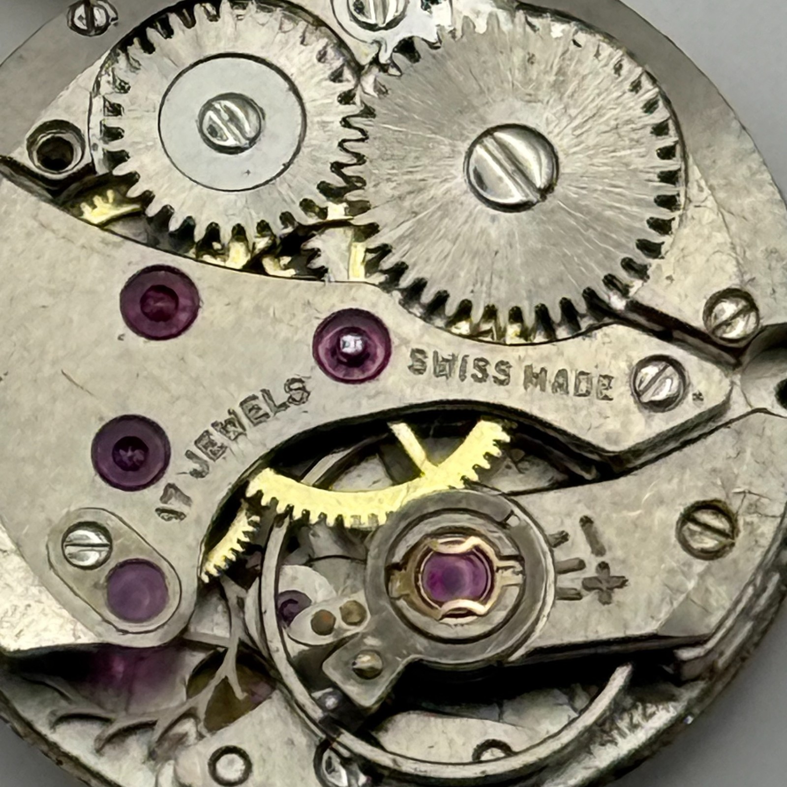 Felsa 4122 Watch Movement Garrard 17Jewels Swiss Manual Wind Parts Repair 17.5mm