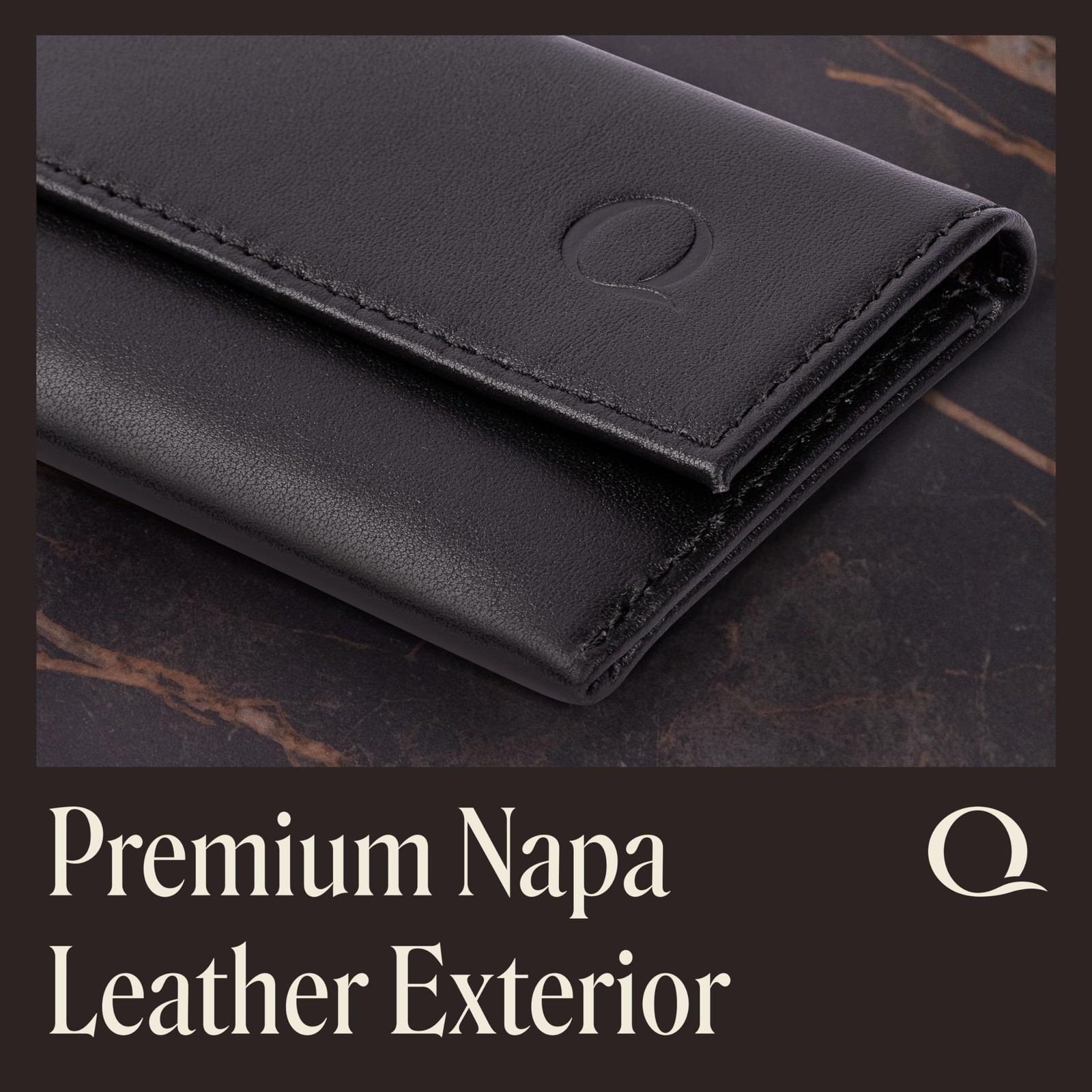 QWATCHBANDS Watch Sleeve Pouch – Full Grain Napa Leather Travel Watch Case wi…