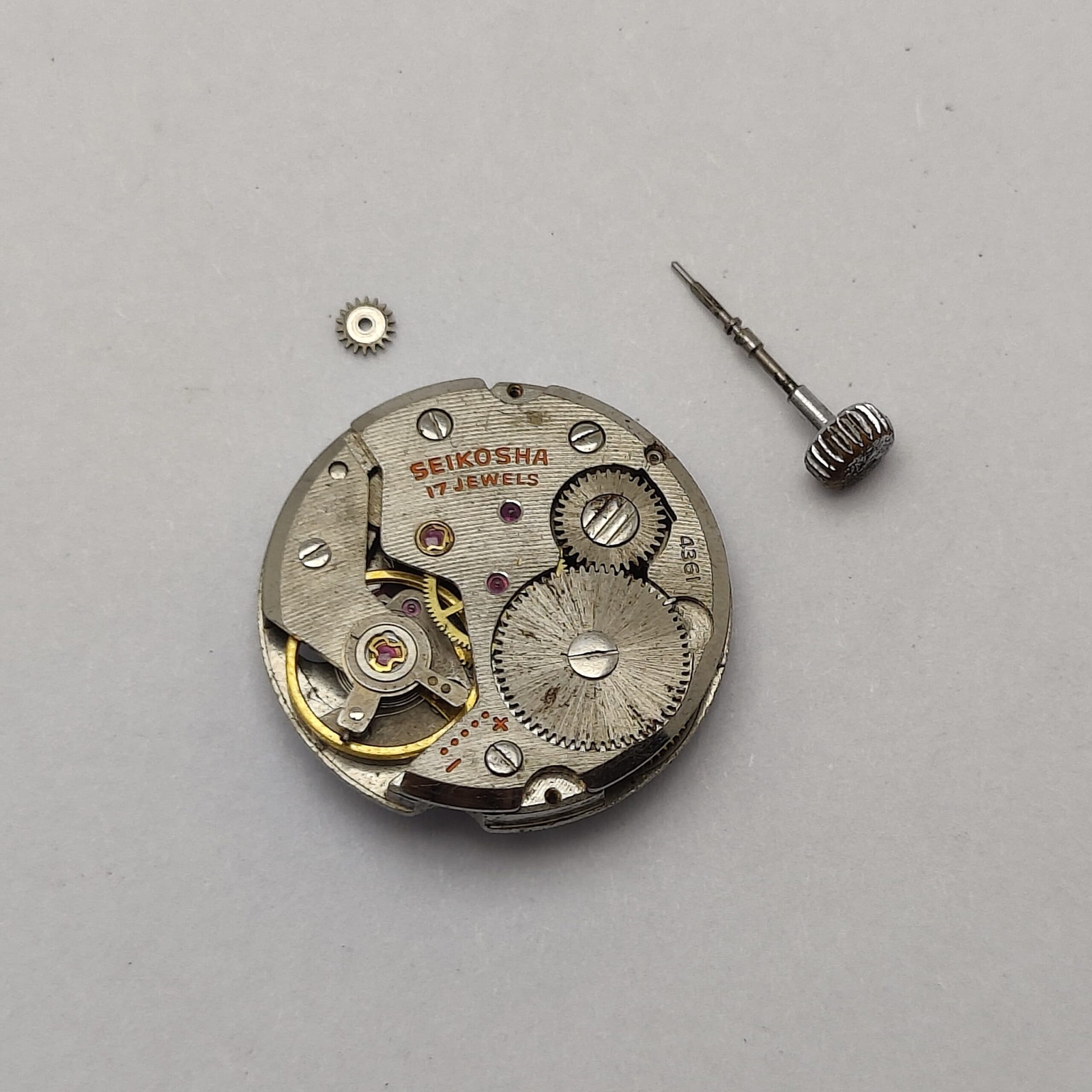 Seikosha Cal.4361 Manual Winding Watch Movement For Parts