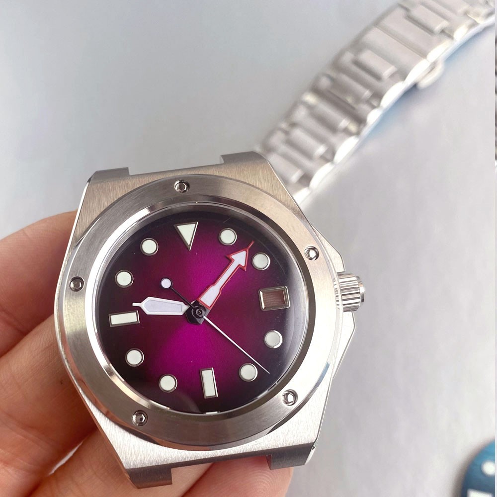 20ATM Diver Engineer Watch Case Sapphire Glass 29mm Date Dial For NH35 ETA2824