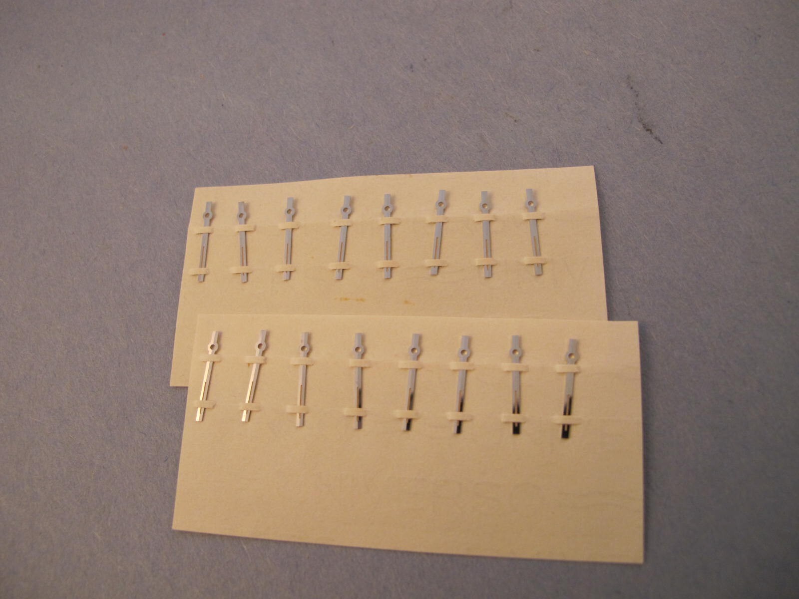LECOULTRE NOS HAND SET MEMOVOX WHITE STICK WITH TRITIUM INSERTS 6.5/10MM #56