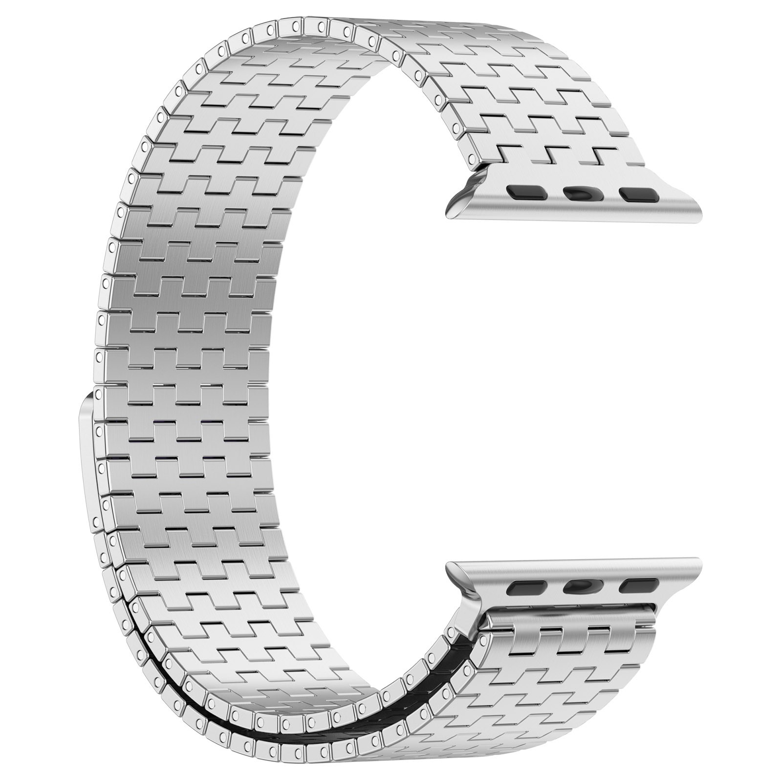 Multi-color Magnetic Adjustable Metal Watch Strap For iWatch 7/6/5/4/3/2/1