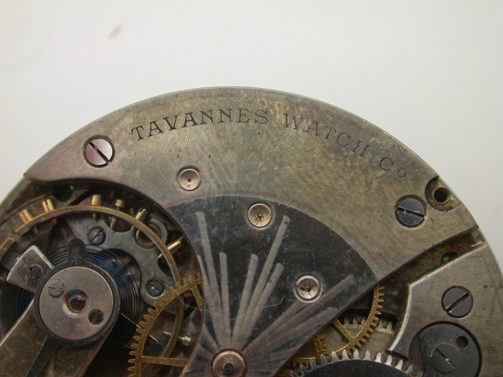 WATCHMAKERS – TAVANNES 19 LIGNE POCKET WATCH – 28MR47