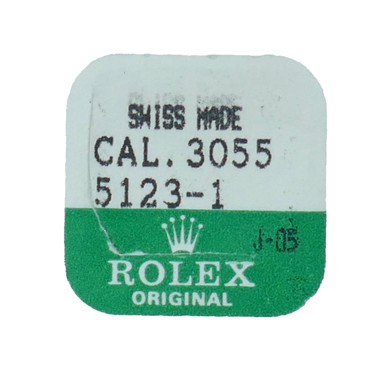 ROLEX-OPEN PACKAGE-AXLE LOWER JEWEL AND GREAT WHEEL- CALIBER 2130 PART 2130-9330