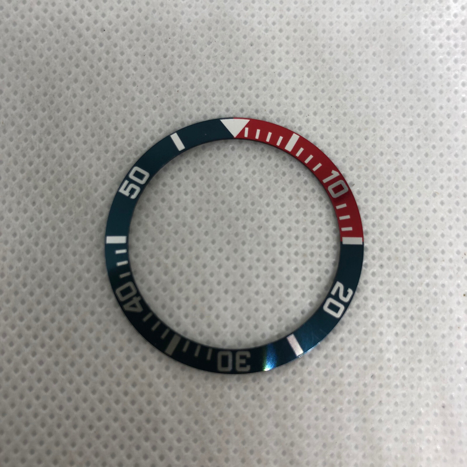 008 SEIKO PEPSI BEZEL INSERT FOR MIDSIZE 10 BAR SUB SKX025 7S26 0050