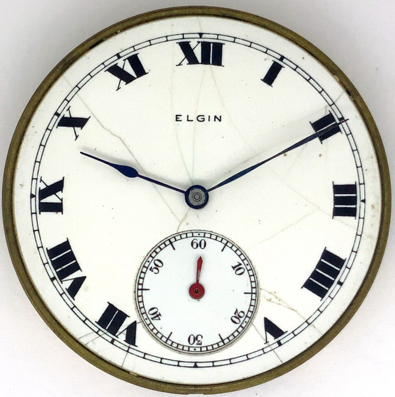 Antique 1917 Elgin, Model 3, Grade 311, 12s, 7J, Pocket Watch Movement *PARTS*