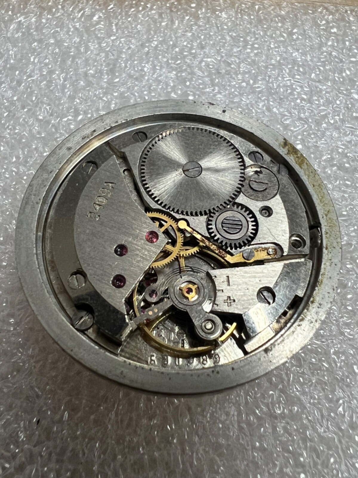 Watch movement USSR Vostok Cal.2409A plus Dial.For parts.