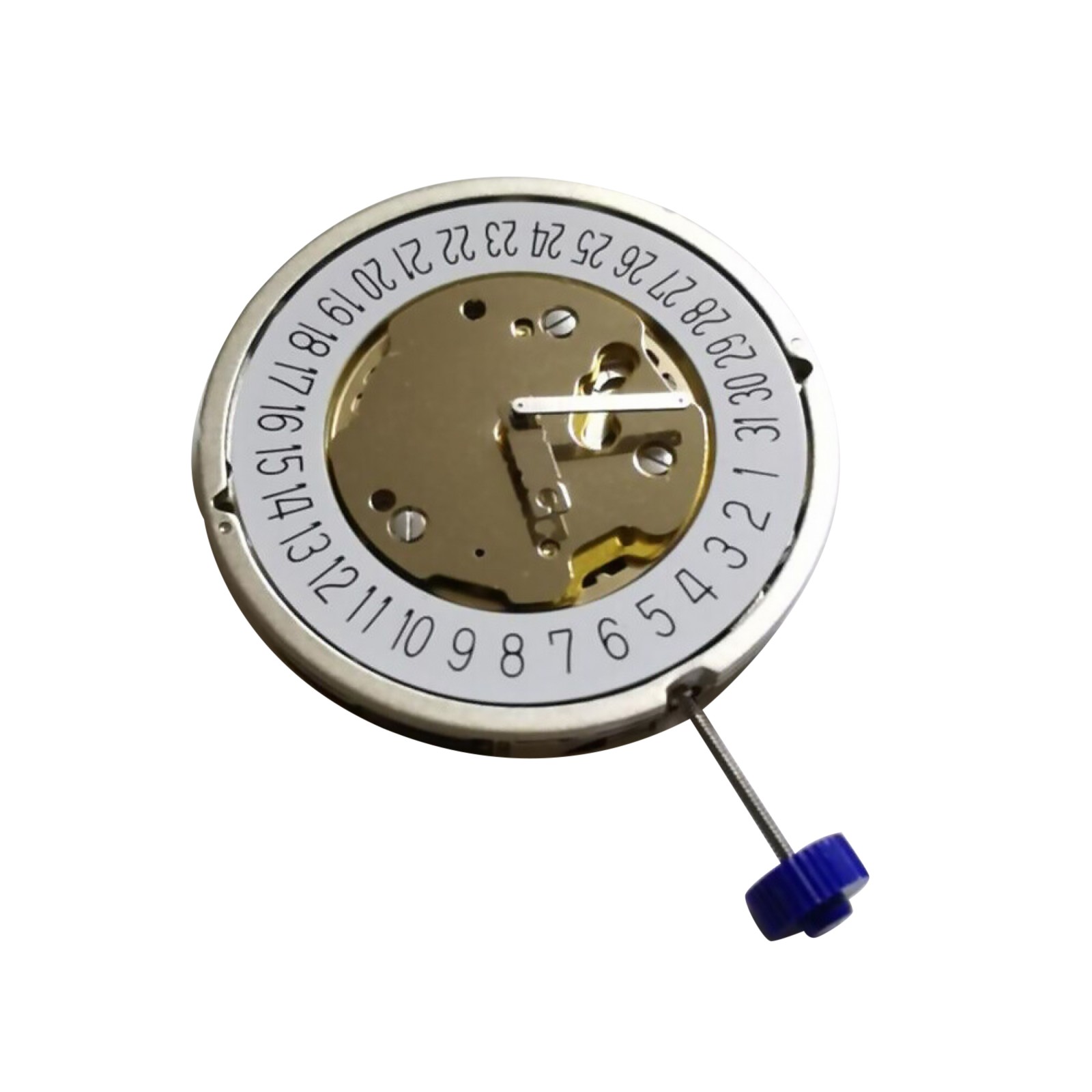 Quartz Watch Movement with Battery 5 Hands Single Calendar For RONDA 5021.D W