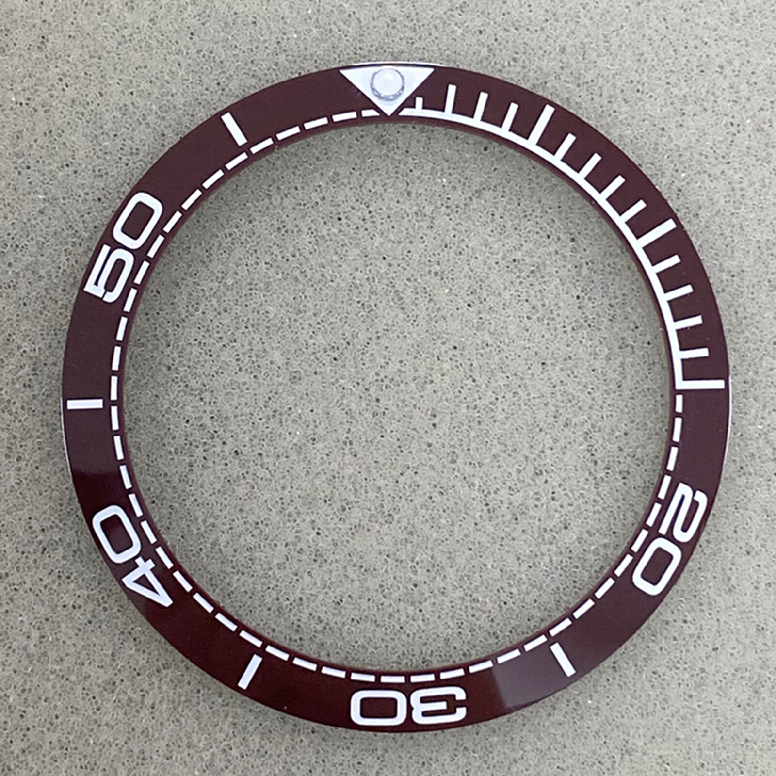Ceramic Bezel Sloped Watch Bezel Insert 38MM*30.5mm For 40mm SUB Watch Case