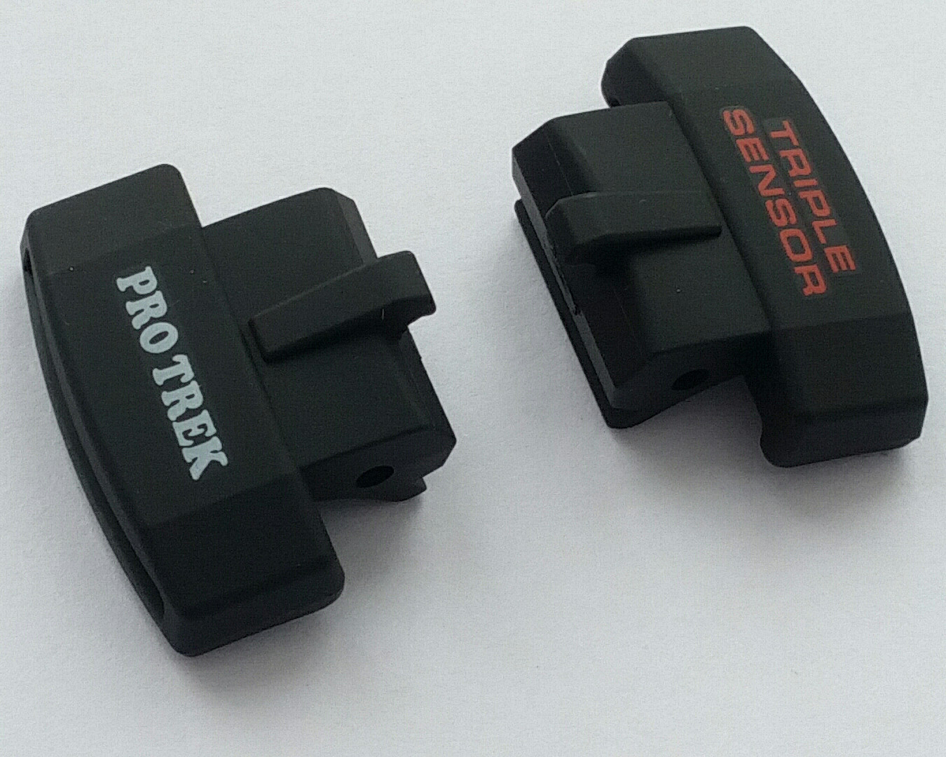 Casio Genuine ProTrek Strap Cover End Piece PRW-3000G-1 6H 12H Black 2 pcs